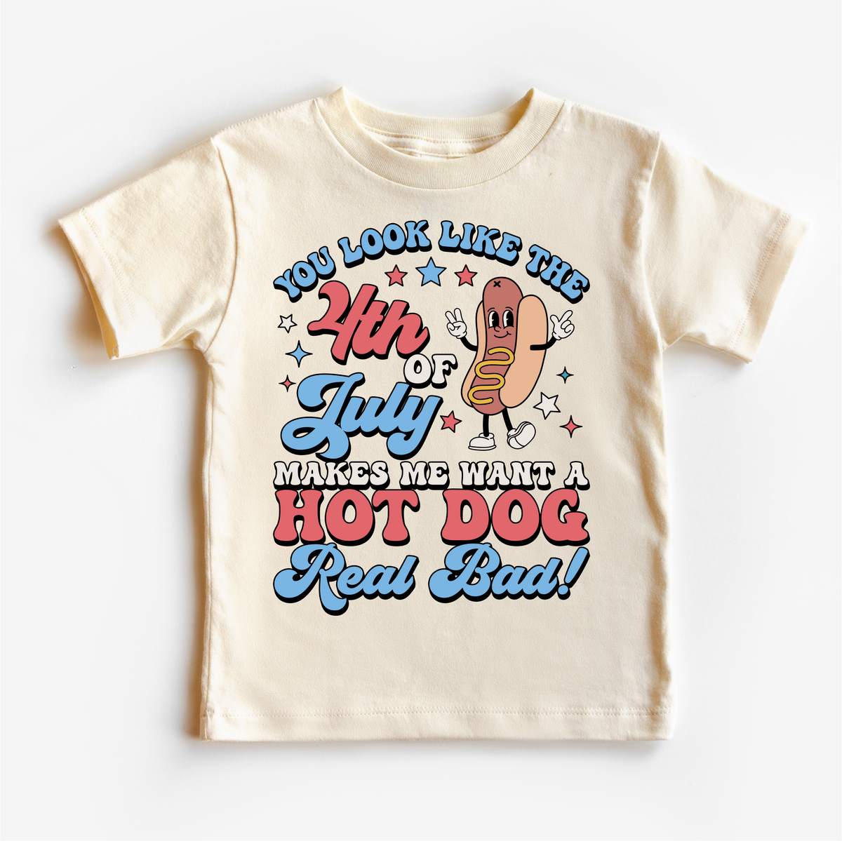 You Look Like The 4th Of July, Independence Day graphic T-shirt by Madi Moosh