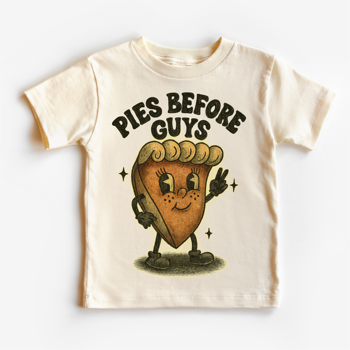 Pies Before Guys Thanksgiving graphic T-shirt by Madi Moosh