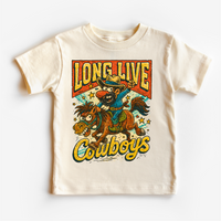 Long Live Cowboys Rodeo Country Western, MU98 graphic T-shirt by Madi Moosh
