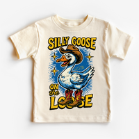 Silly Goose On The Loose Country Western, MZ10 graphic T-shirt by Madi Moosh