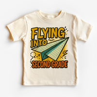 Flying Into Second Grade Back To School | First Day Of School graphic T-shirt by Madi Moosh