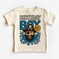 Pirate Birthday Boy, Boys Birthday MZ32 graphic T-shirt by Madi Moosh