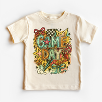 Girls Game Day Football, MZ46 graphic T-shirt by Madi Moosh