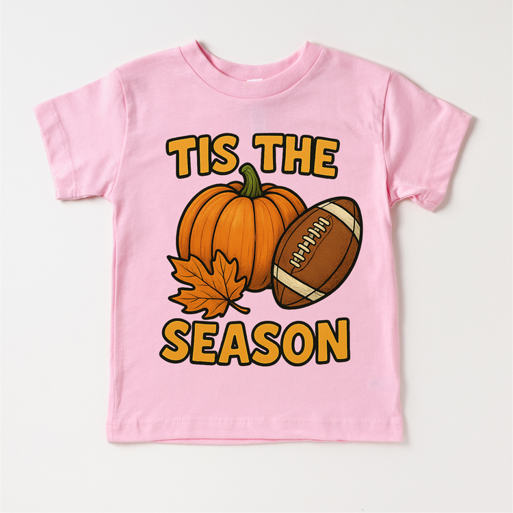 Tis The Season Pumpkin, Fall, Football  Shirt - Thanksgiving Tee