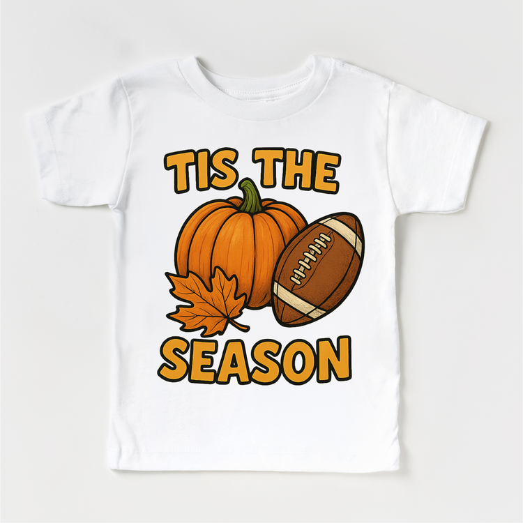 Tis The Season Pumpkin, Fall, Football  Shirt - Thanksgiving Tee
