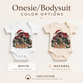 Christmas Monster Truck Shirt for Kids – Santa Hat & Gingerbread baby bodysuit color options