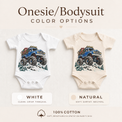Blue Christmas Monster Truck Shirt for Kids – Holiday Gifts baby bodysuit color options