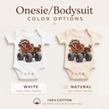 Santa Sleigh Monster Truck Christmas Shirt for Kids baby bodysuit color options