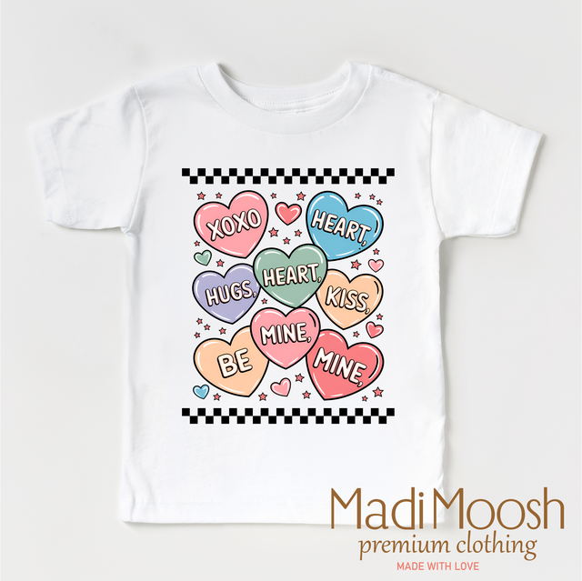 Valentine's Day Candy Hearts Shirt - Valentine's Tee