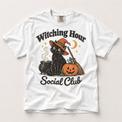 Witching Hour Social Club Comfort Colors Halloween shirt in White