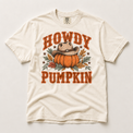 Howdy Pumpkin Western Fall Shirt – Comfort Colors Tee in ivory
