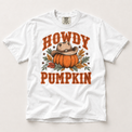 Howdy Pumpkin Western Fall Shirt – Comfort Colors Tee in white