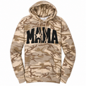 MAMA star graphic hoodie in Desert Camo