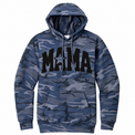 MAMA star graphic hoodie in Heather Navy Camo