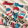 Generated close-up design visualization of Sweet Land Of Liberty Shirt