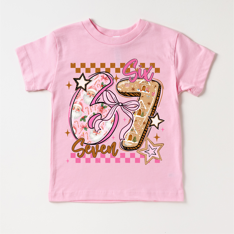 Girls Six Seven Christmas Shirt - Christmas 67 Tee