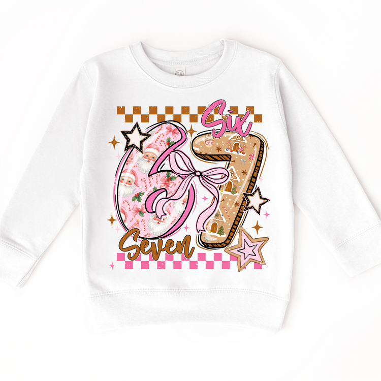 Girls Six Seven Christmas Shirt - Christmas 67 Tee