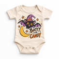 Batty for Candy Halloween Shirt for Kids – natural baby bodysuit