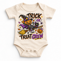 Trick or Treat Crew Halloween Shirt for Kids – natural baby bodysuit