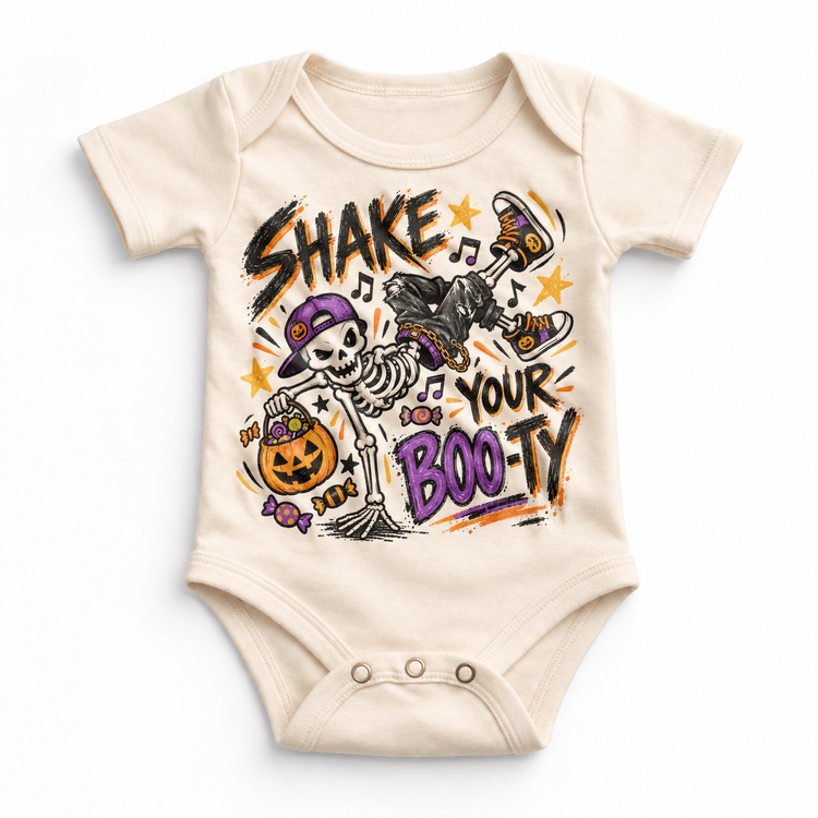 Shake Your Boo-Ty Halloween Shirt for Kids – natural baby bodysuit