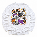 Shake Your Boo-Ty Halloween Shirt for Kids – white long-sleeve youth shirt