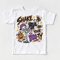 Shake Your Boo-Ty Halloween Shirt for Kids – white short-sleeve youth shirt