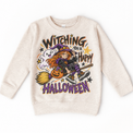 Witching You a Happy Halloween Shirt for Kids – natural youth sweatshirt
