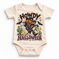 Howdy Halloween Western Shirt for Kids – natural baby bodysuit