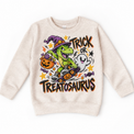 Trick or Treatosaurus Halloween Shirt for Kids – natural youth sweatshirt