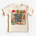 Christmas Cookie Baking Crew design on a natural tee