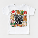 Christmas Cookie Baking Crew design on a white tee