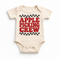 Apple Picking Crew Shirt, Sweatshirt & Bodysuit - Natural Baby Bodysuit