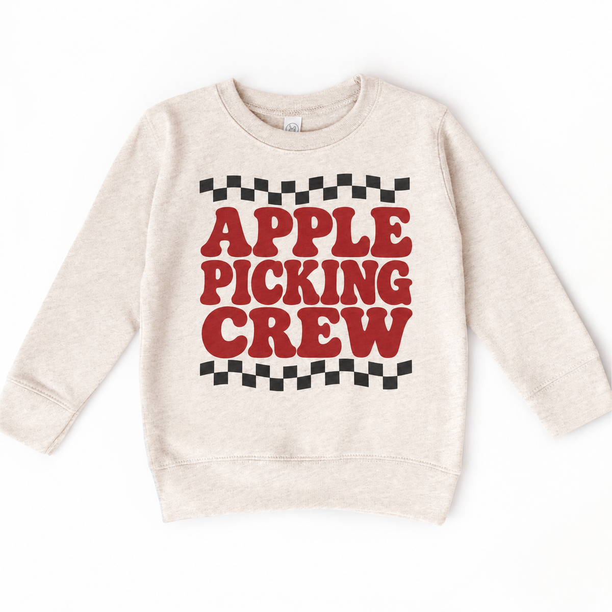 Apple Picking Crew Shirt, Sweatshirt & Bodysuit - Natural Heather Sweatshirt