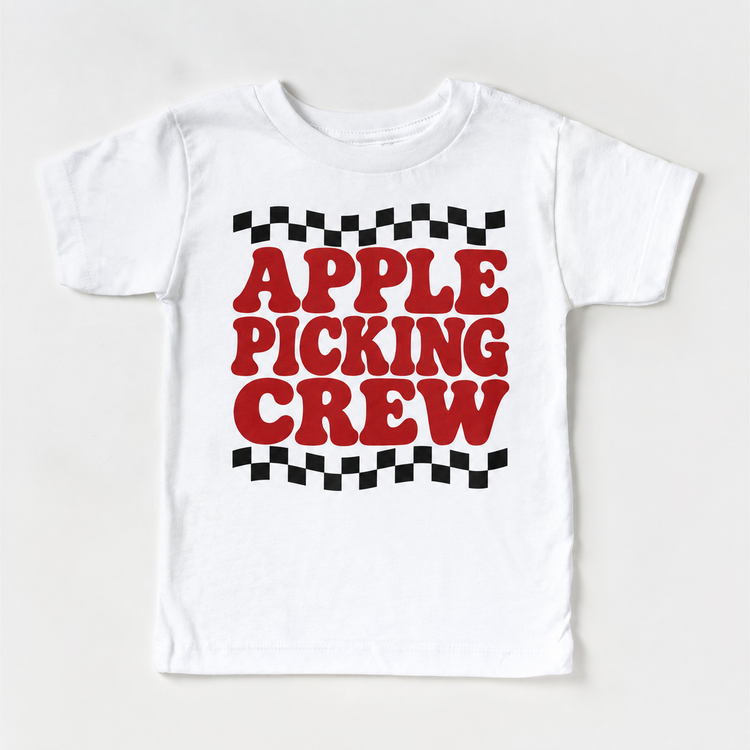 Apple Picking Crew Shirt, Sweatshirt & Bodysuit - White Short Sleeve Tee