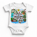 Somebody in Mississippi Loves Me design on a white bodysuit