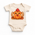 Pumpkin Chicken Shirt, Sweatshirt & Bodysuit - Natural Baby Bodysuit