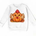 Pumpkin Chicken Shirt, Sweatshirt & Bodysuit - White Sweatshirt