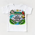Somebody in West Virginia Loves Me design on a white tee