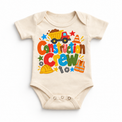 Construction Crew design on a natural bodysuit