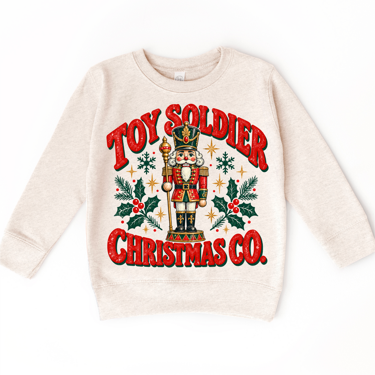 Toy Soldier Christmas Co. Nutcracker Natural sweatshirt
