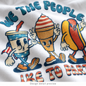 Generated design detail preview of We The People Like To Party Shirt artwork